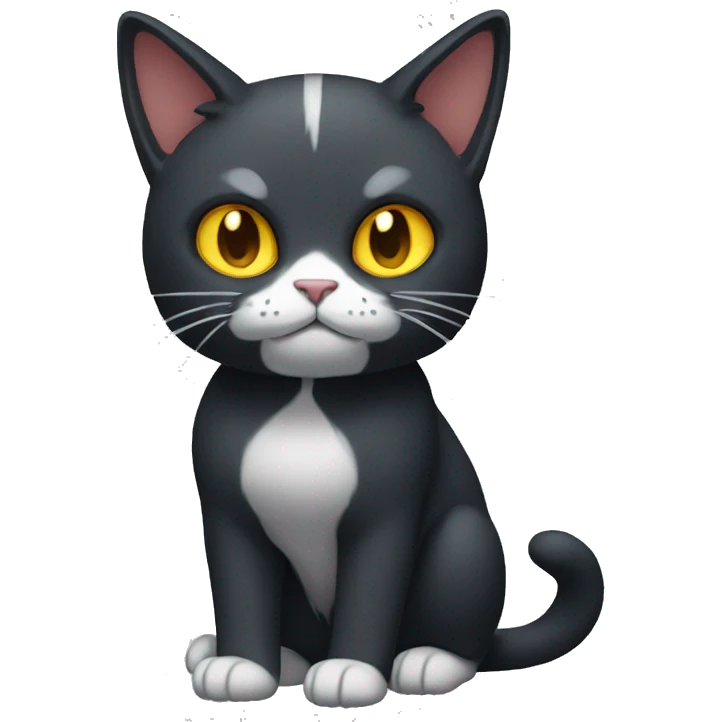 Dark-type-Fakémon-Cat full body emoji