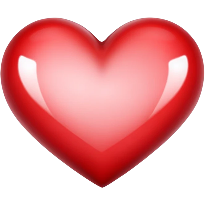 Crimson heart emoji