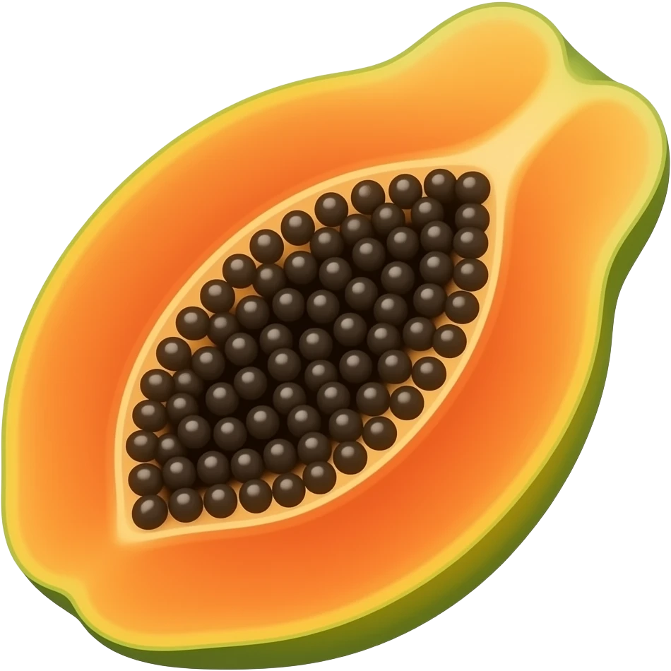 papaya emoji