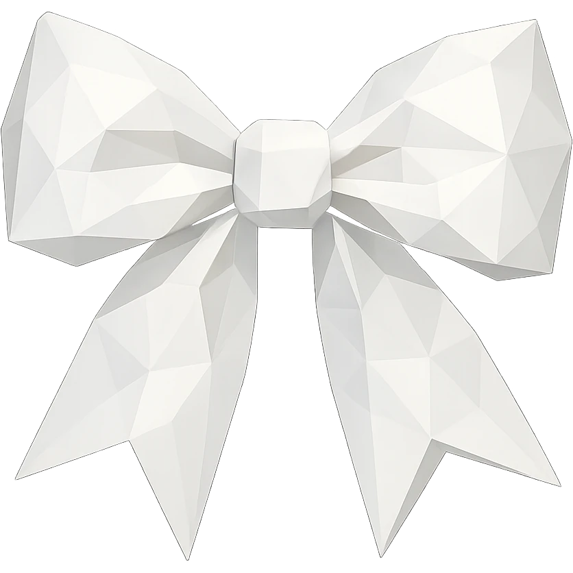 white gothic bow gothic bow emoji