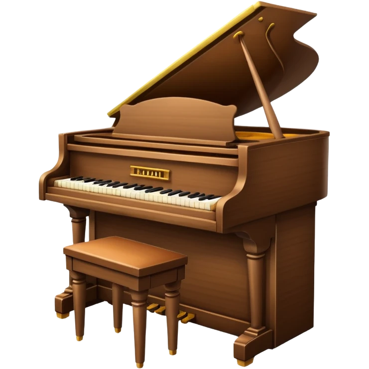 wooden piano emoji