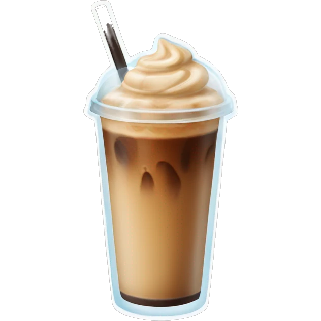 Iced coffee emoji