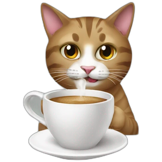 cat-drinking-coffee emoji