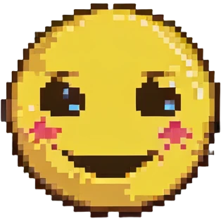 suggestive romantic pixel art emoji, abstract, safe for work emoji