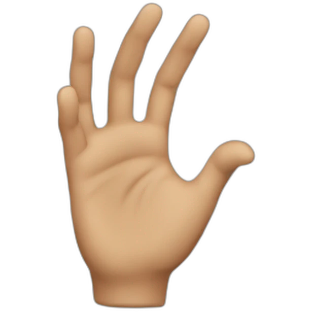 mano animada emoji