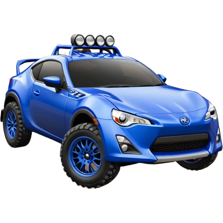 2013 scion fr-s ultramarine off road Baja dessert racer silver wheels  emoji