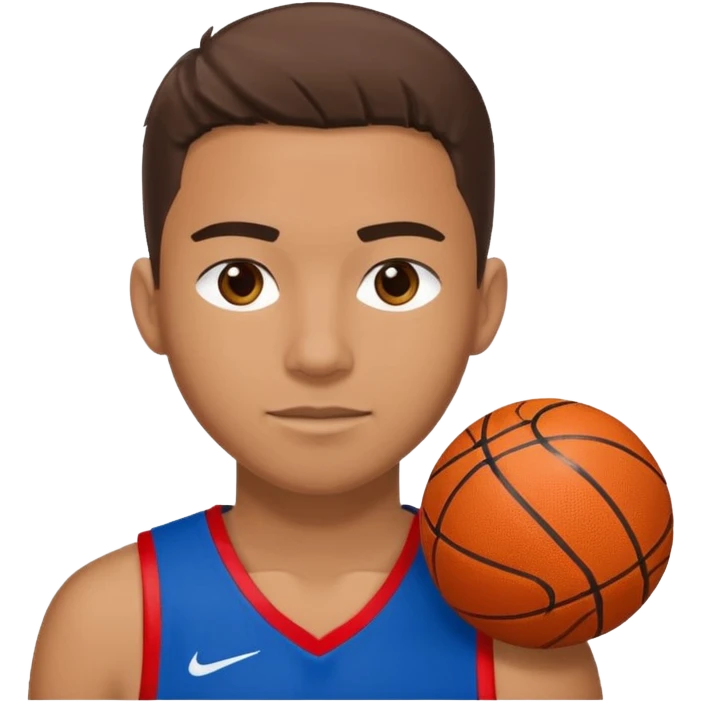 basketball player (#00A3E0) and red (#F9423A) emoji
