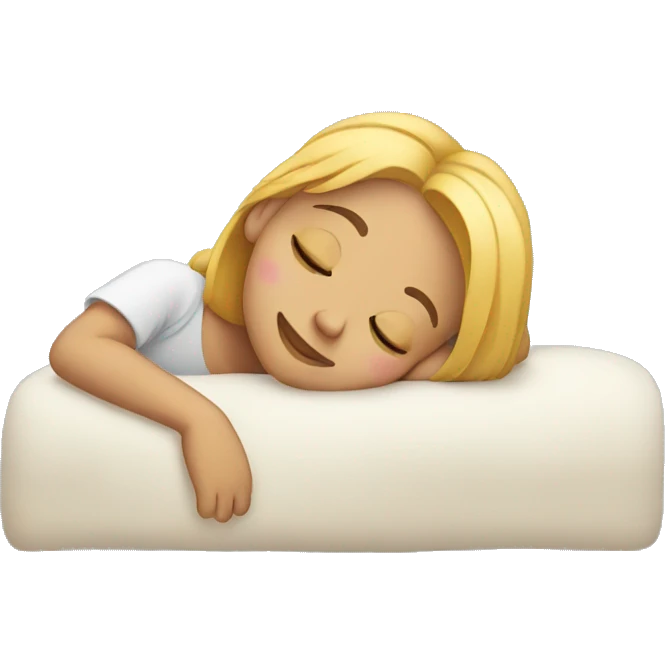 Sleeping girl emoji