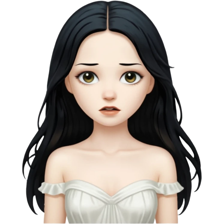 Scary dirty Samara from the ring movie emoji