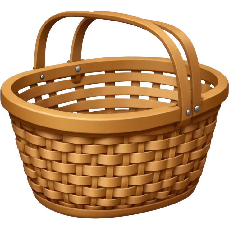 empty wicker basket emoji