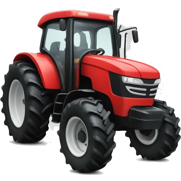 Red tractor emoji