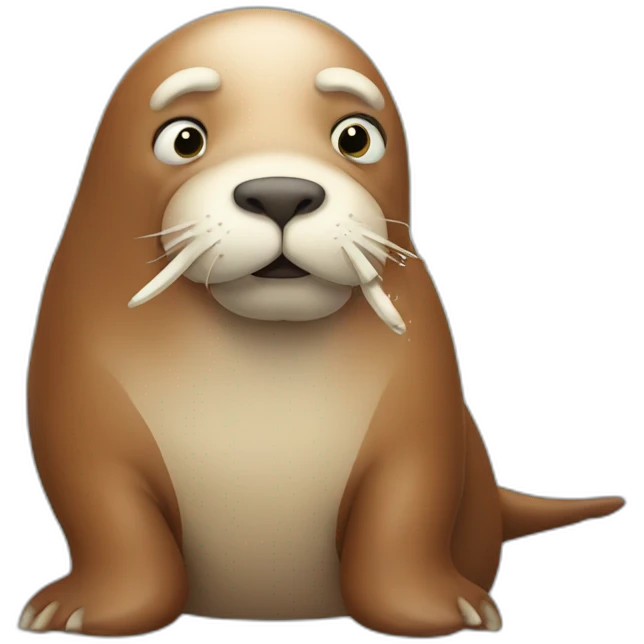 Walrus birthday emoji