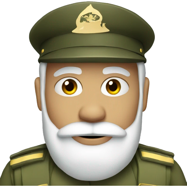 Santa in military  emoji