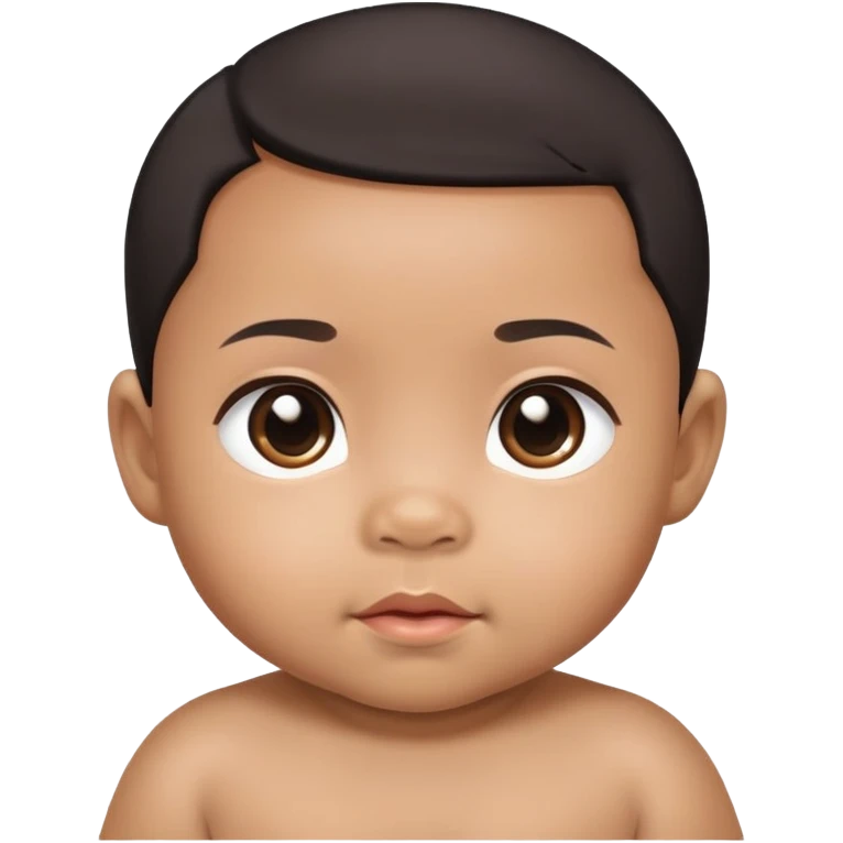 Blasian baby emoji