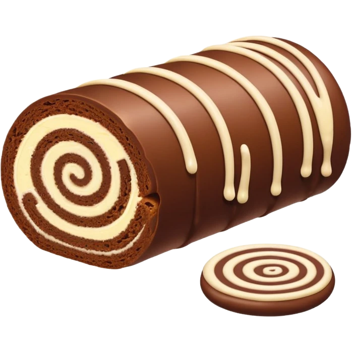 Swiss cake roll emoji