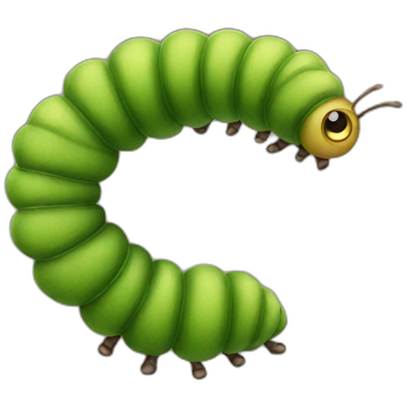caterpillar emoji
