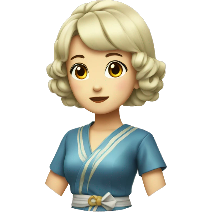 heisei retro girl emoji
