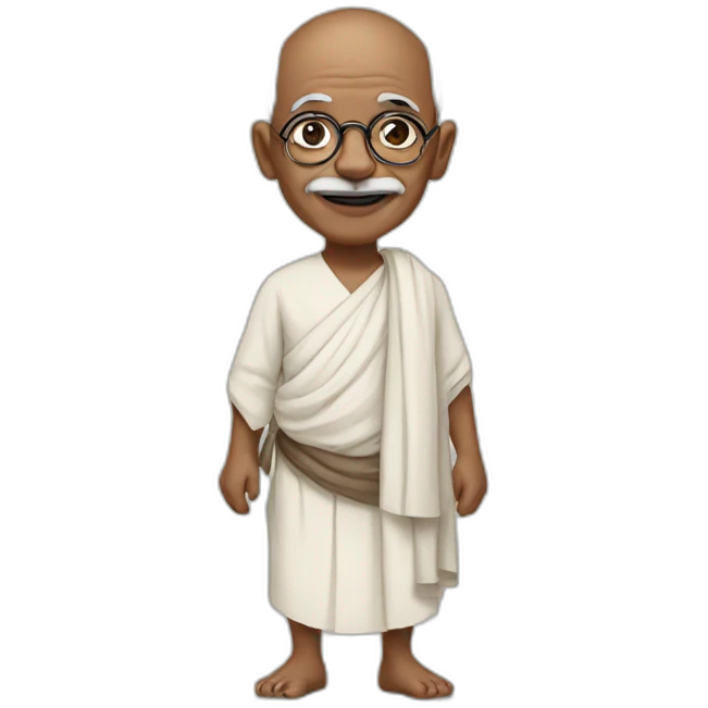 gandhi emoji