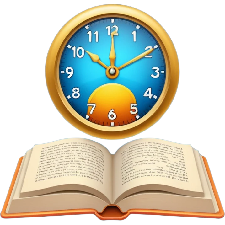 A Brief History of Time book emoji