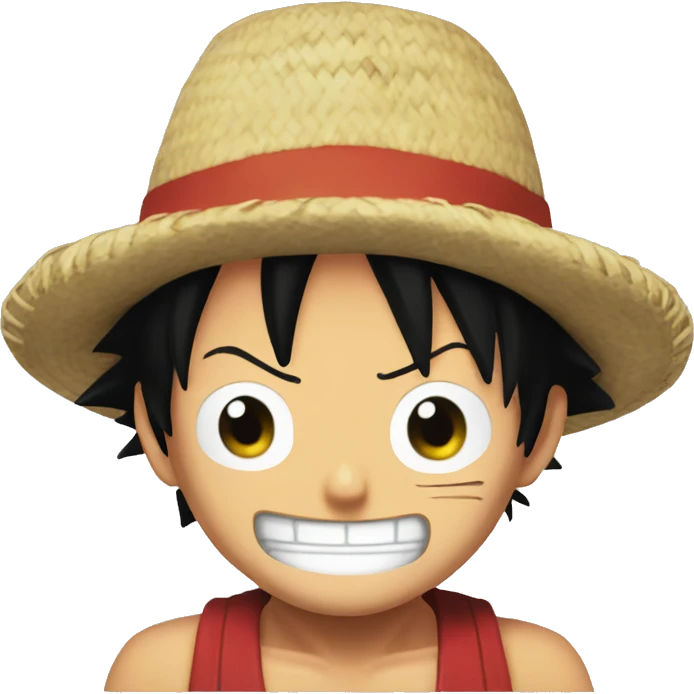 luffy one piece emoji