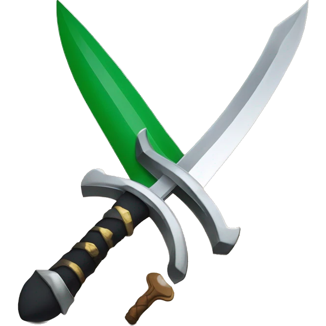 Saudi  ، Swords and Palm emoji