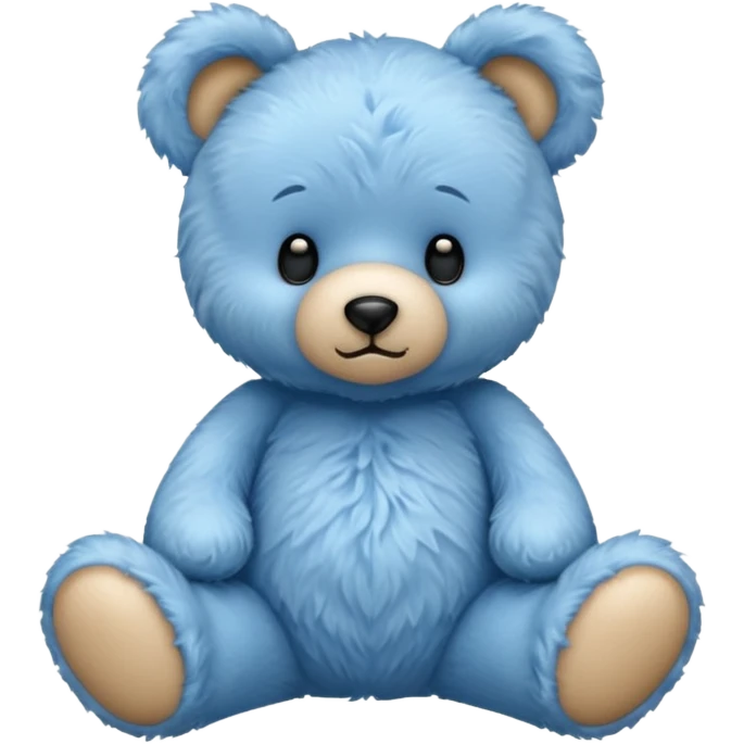 blue teddy bear  emoji