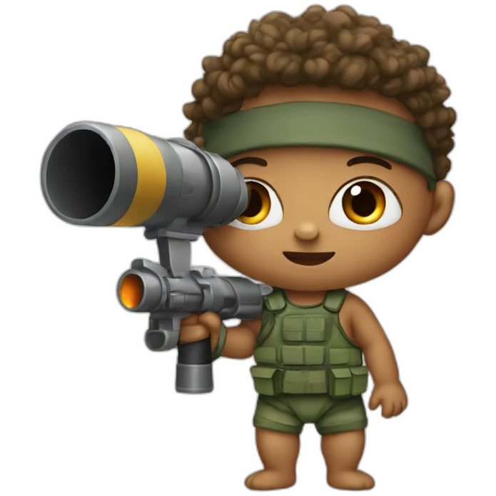 Baby with bazooka emoji