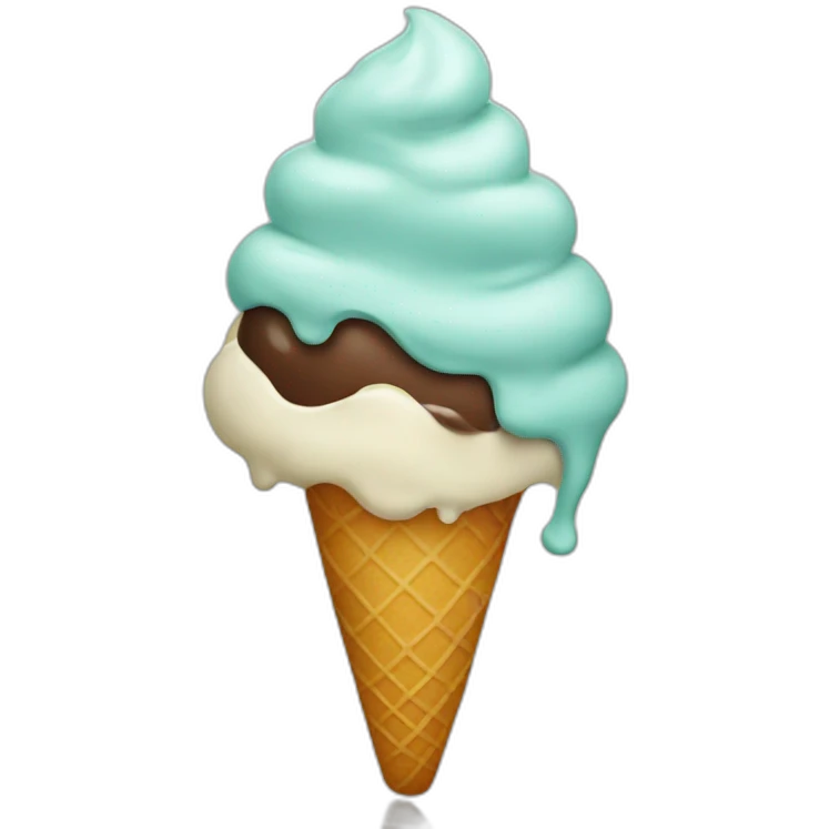 shit ice cream emoji
