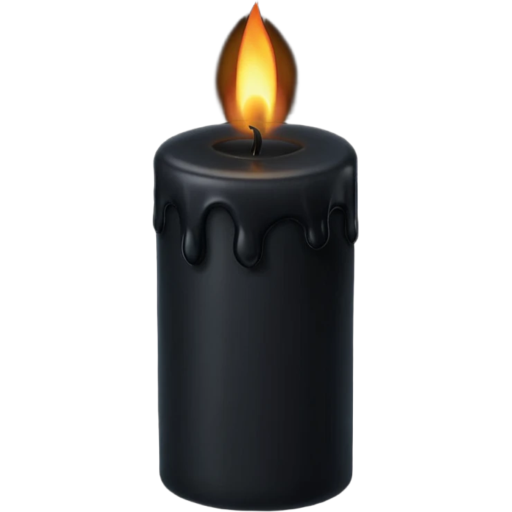 Black candle emoji
