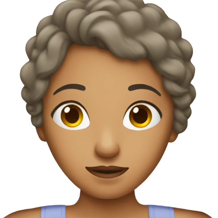 Woman laying in bed  emoji
