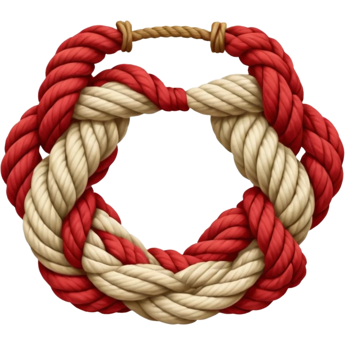 Rope Knot – decorative Shibari knot. emoji
