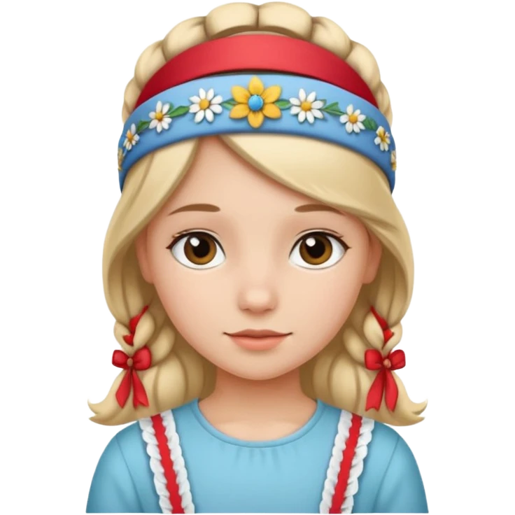 Country headband girl emoji emoji