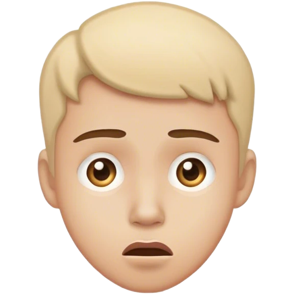 Confused what face emoji