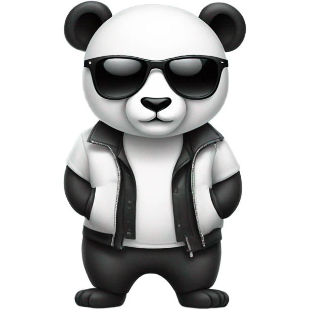 Panda with sunglasses  emoji