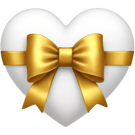 A Witze Heart with a  golden bow  emoji