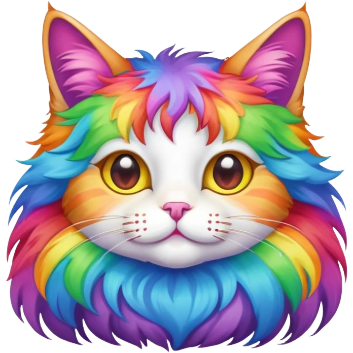 Cat rainbow  emoji