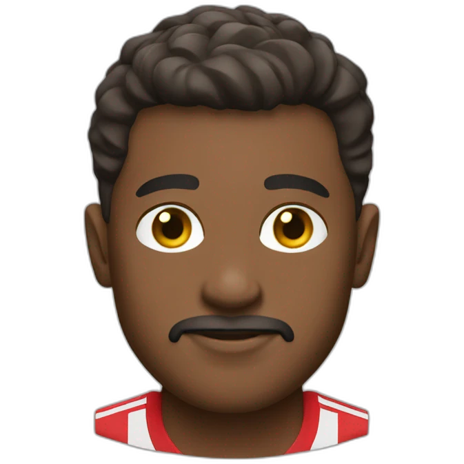 Arsenal home red shirt emoji