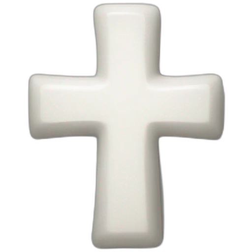 white cross emoji