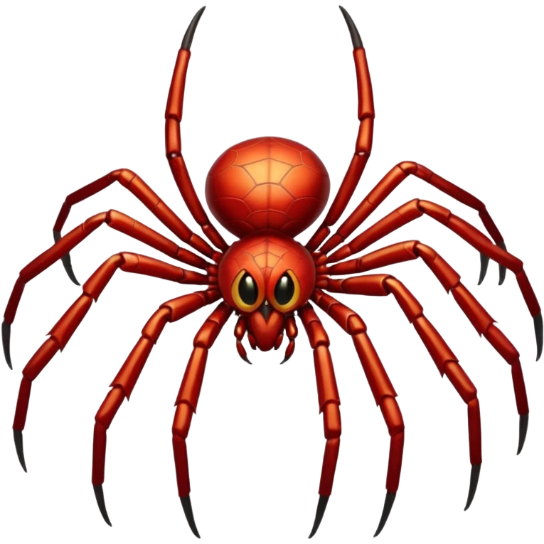 Combine a spider with a rooster (cock) emoji