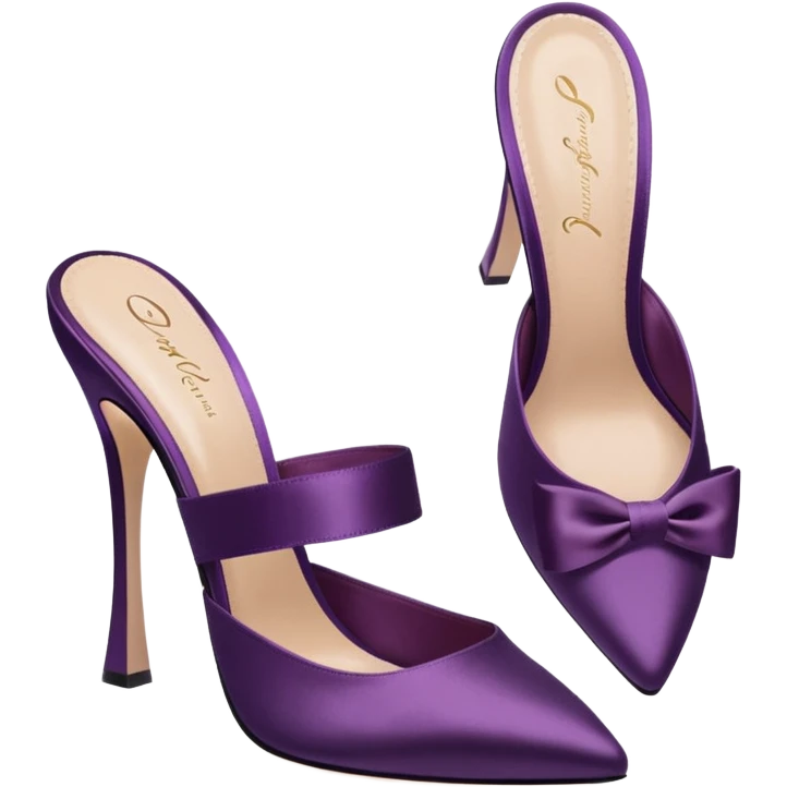 Agent Provocateur Elice Plum Mules
 emoji