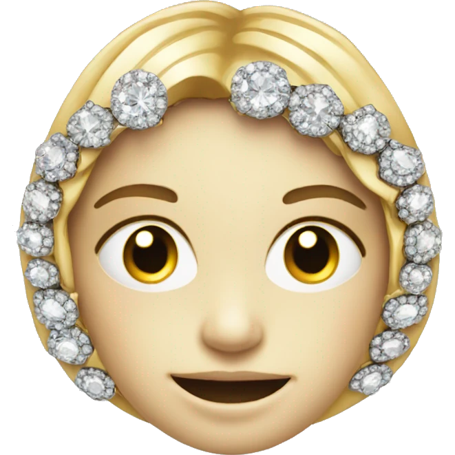 brooch set with diamonds emoji