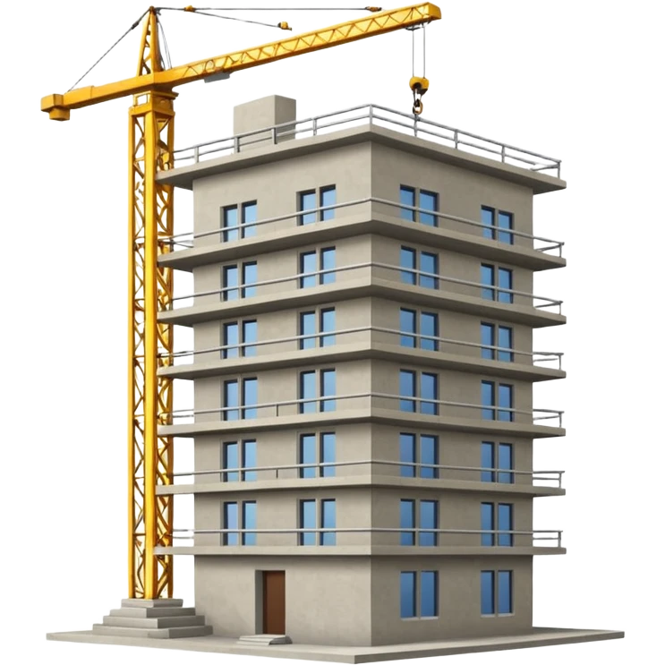 immeuble en construction emoji