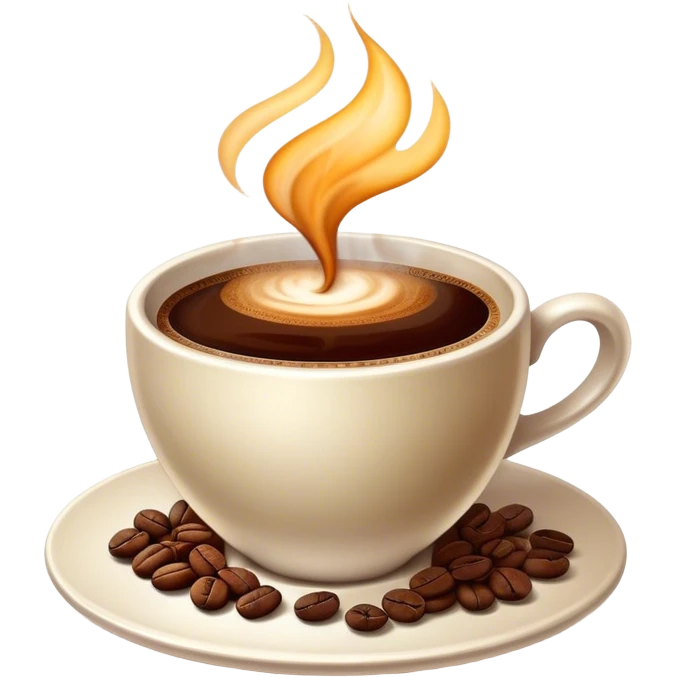 Cinematic Realistic Colombian Coffee Pop Culture Emoji, showcasing a steaming cup of rich, aromatic coffee that epitomizes Colombian culture rendered with detailed textures and warm, inviting lighting. emoji