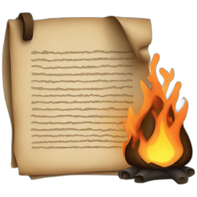 burned contract emoji