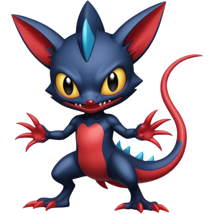 Venom-Rotom-Stitch-Sneasel-fusion, full body emoji