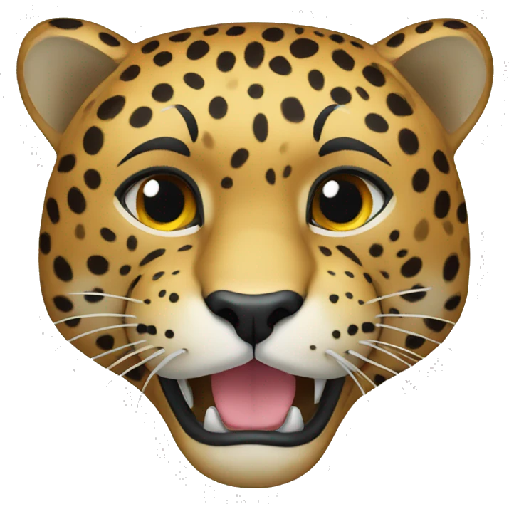 Jaguar full body standing emoji