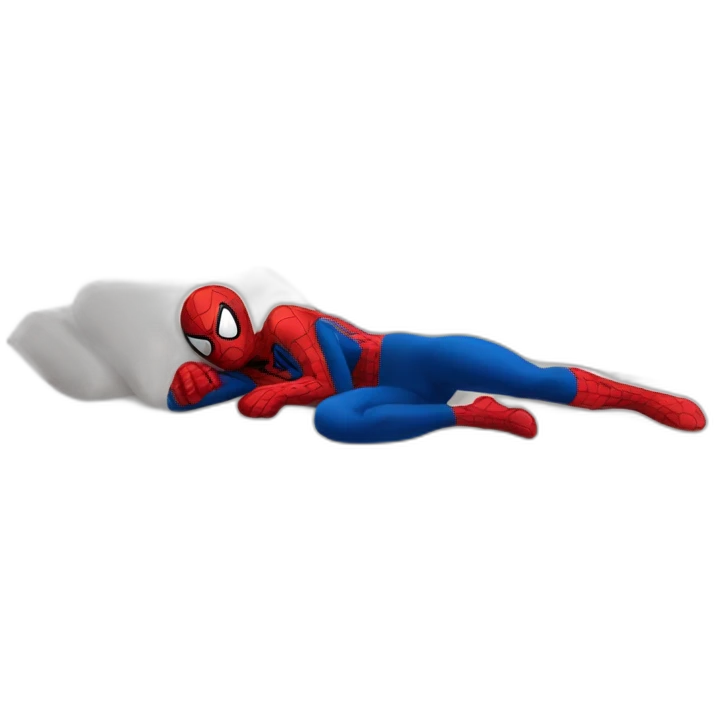 spiderman sleep emoji