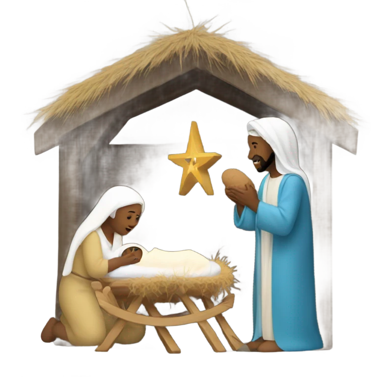 Nativity scene emoji