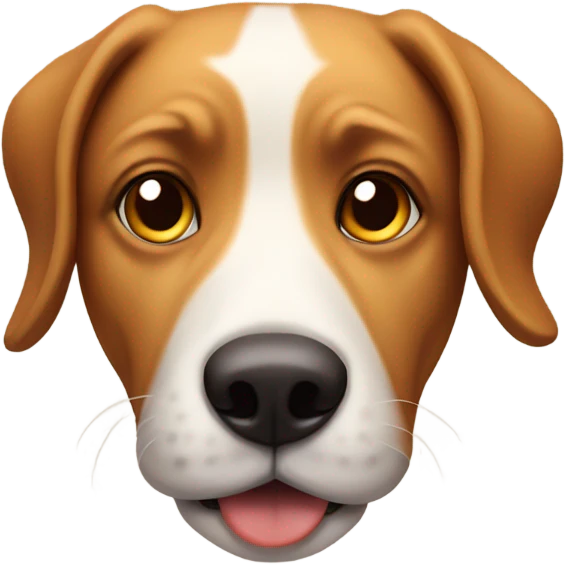 Lying dog emoji