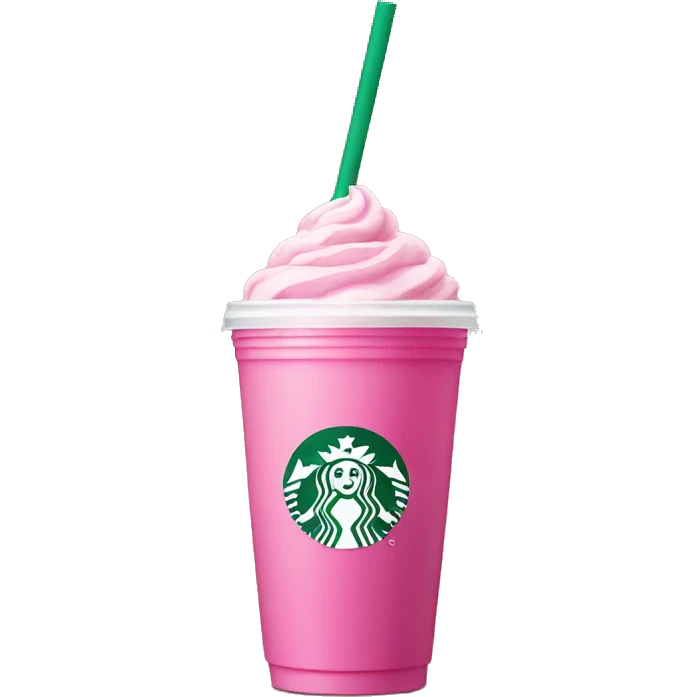 starbucks pink drink emoji